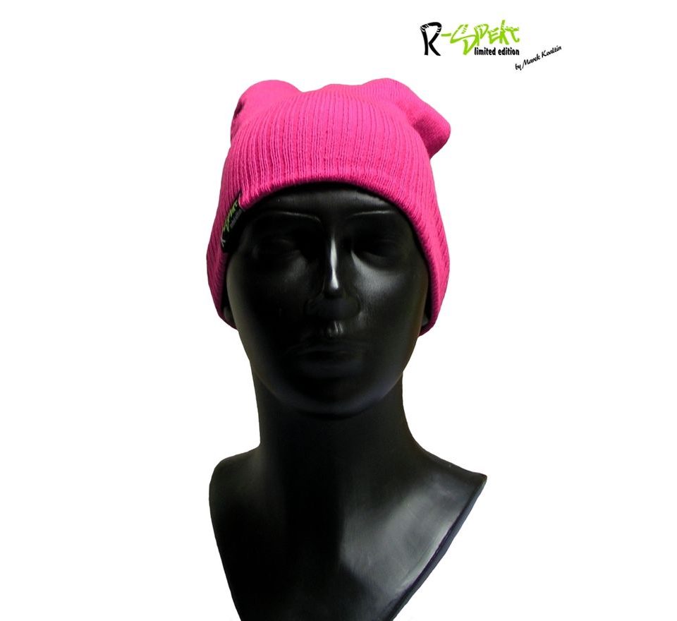 R-Spekt Dětský kulich PomPom Duo beanie limited edition růžový