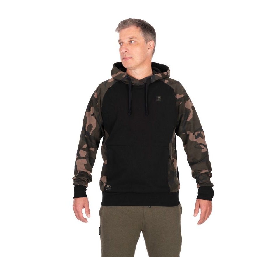 Fox Mikina Black/Camo Pullover Premium 310 Hoodie