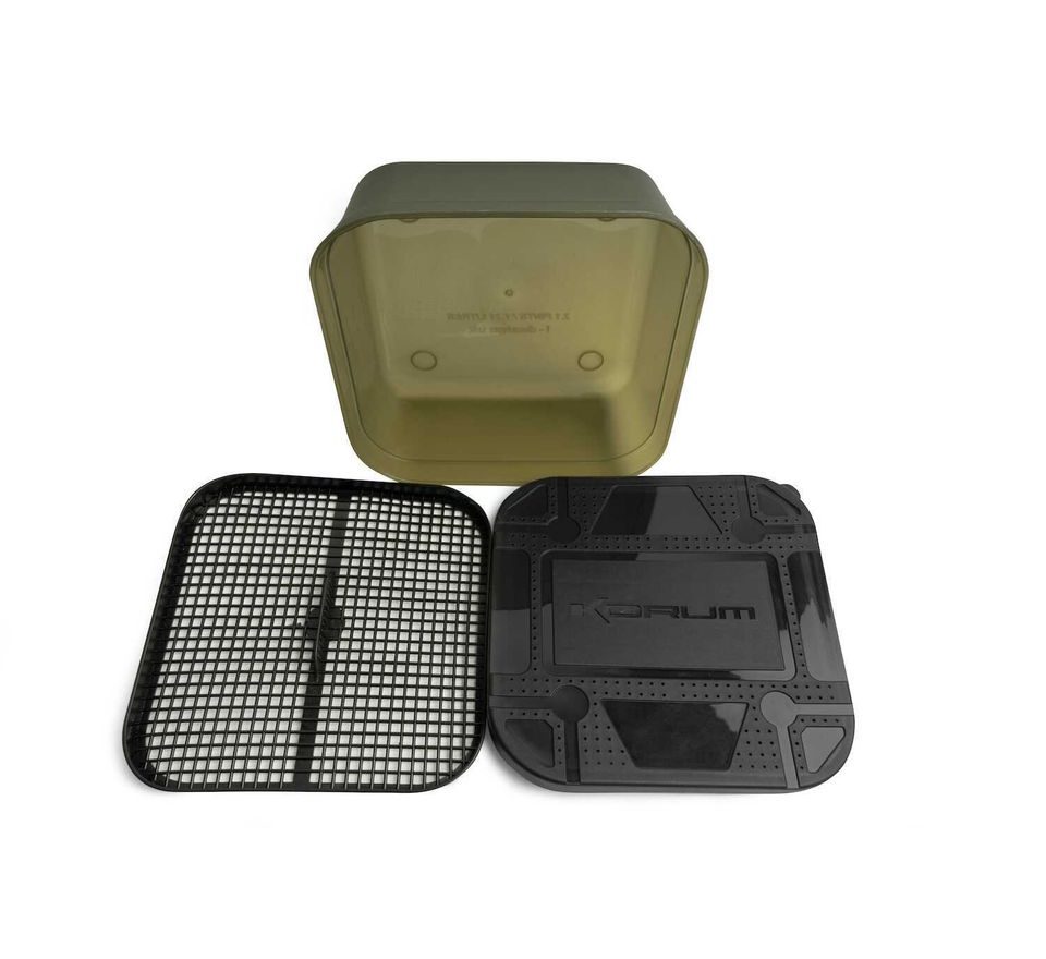 Korum Krabička Maggot Tub And Riddle - 2PT/1,2l