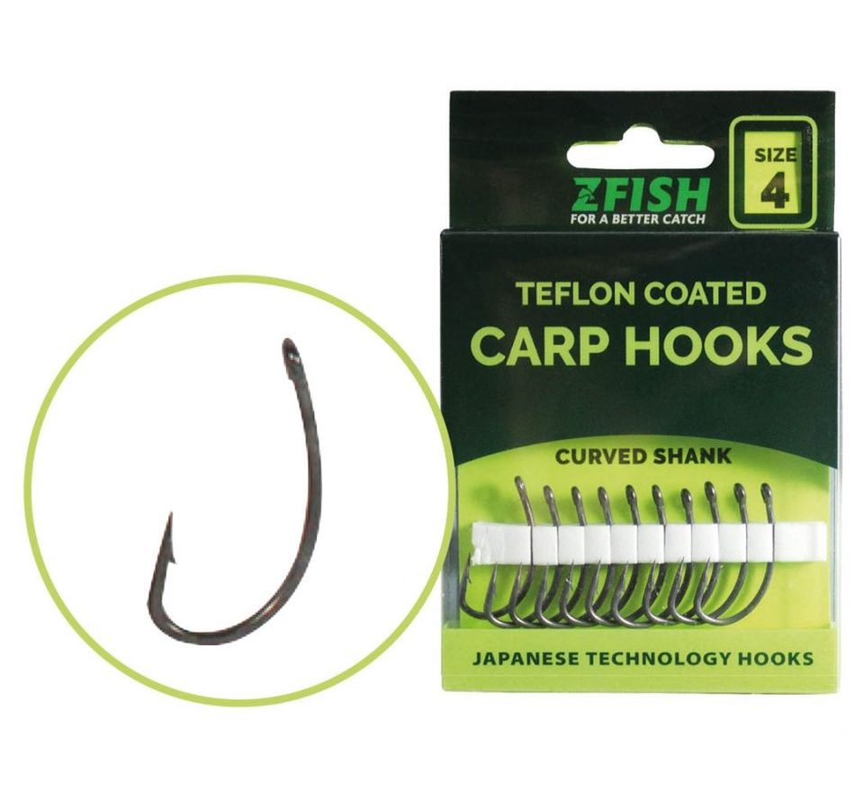 Zfish Teflonové Háčky Curved Shank