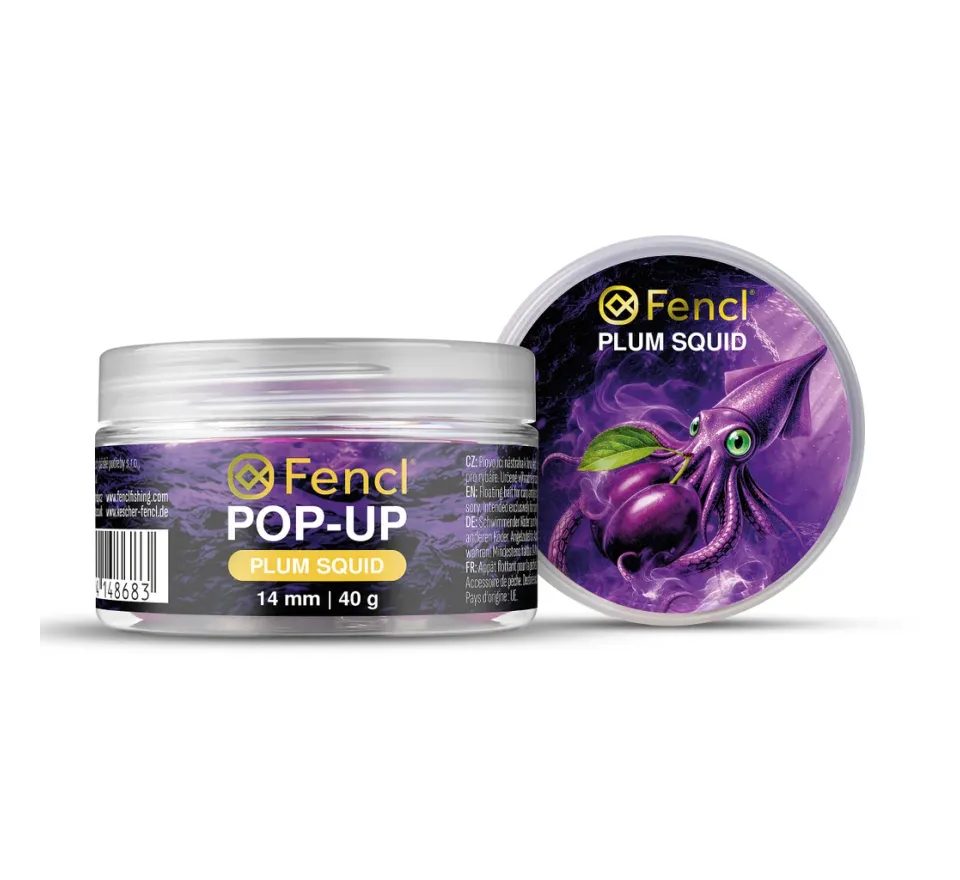 Fencl Boilies Pop Up Plum Squid