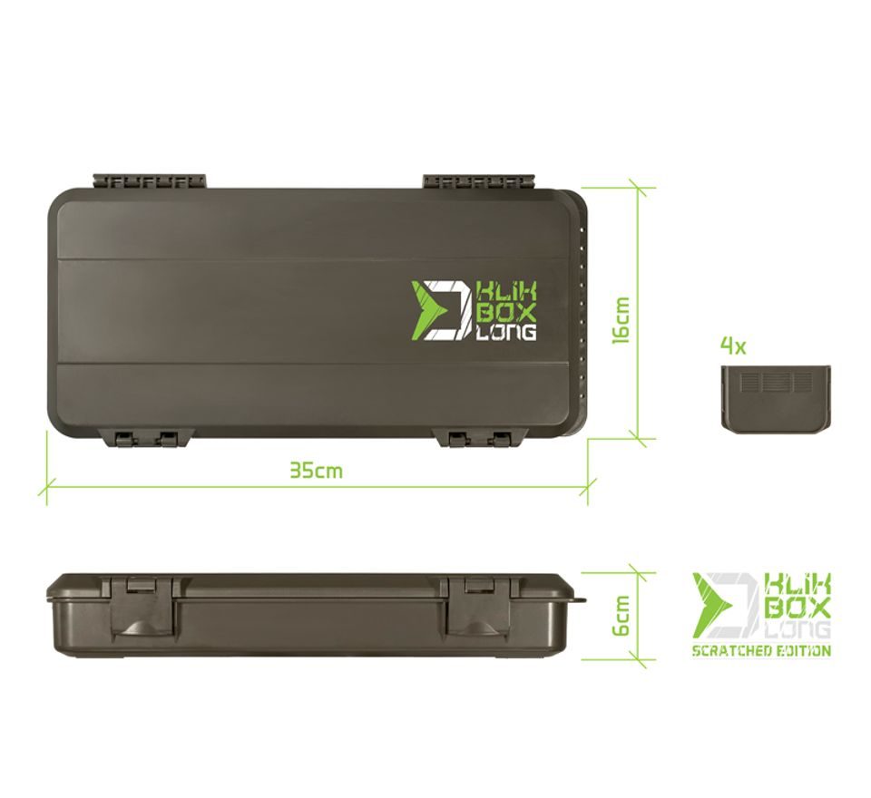 Delphin Organizér KlikBox Long Scratched Edition