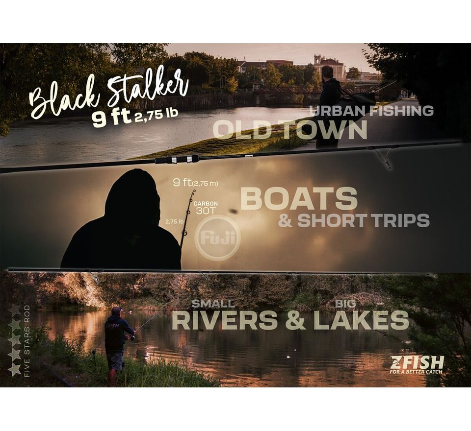 Zfish Prut Black Stalker 9ft 2,75lb