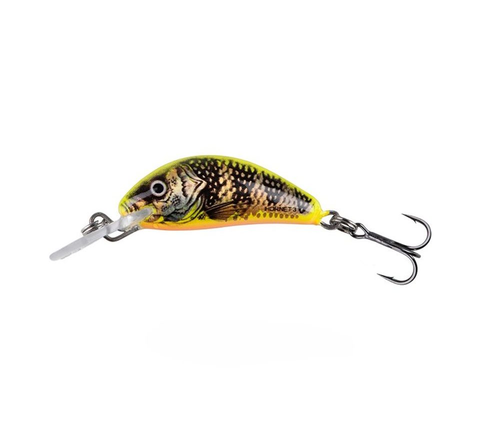 Salmo Wobler Hornet Floating Holographic Gold Fluro Perch
