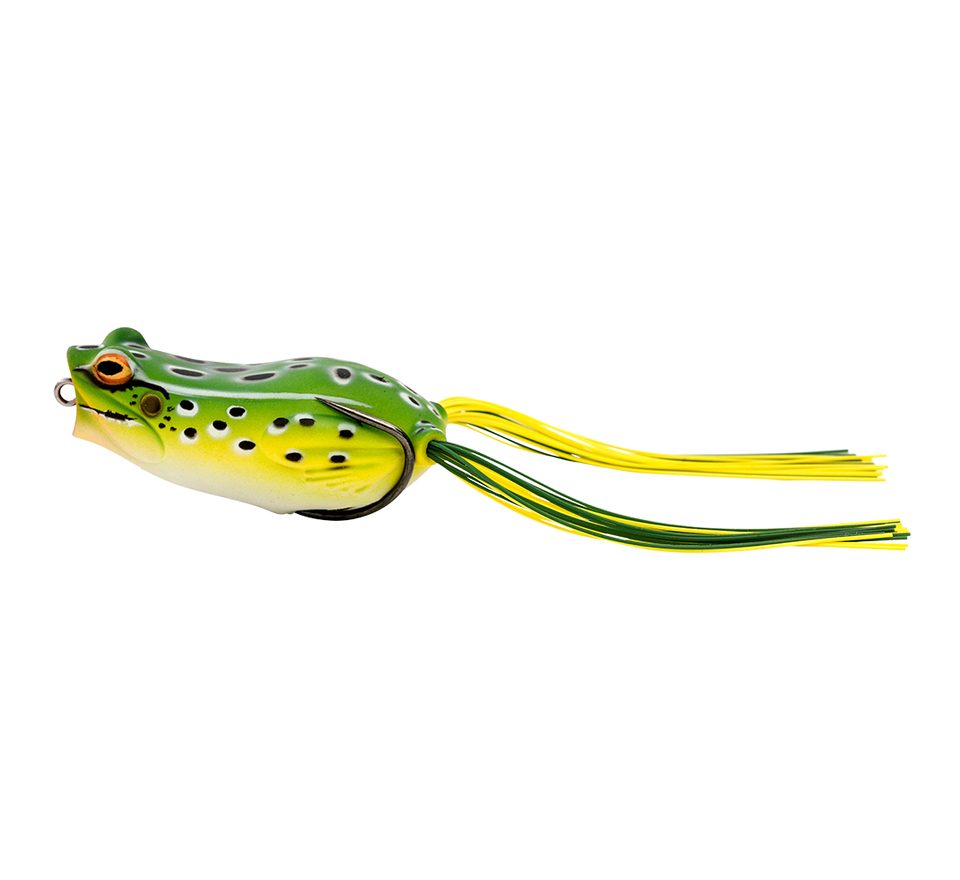 Savage Gear Imitace žáby Hop Popper Frog Floating Green Leopard