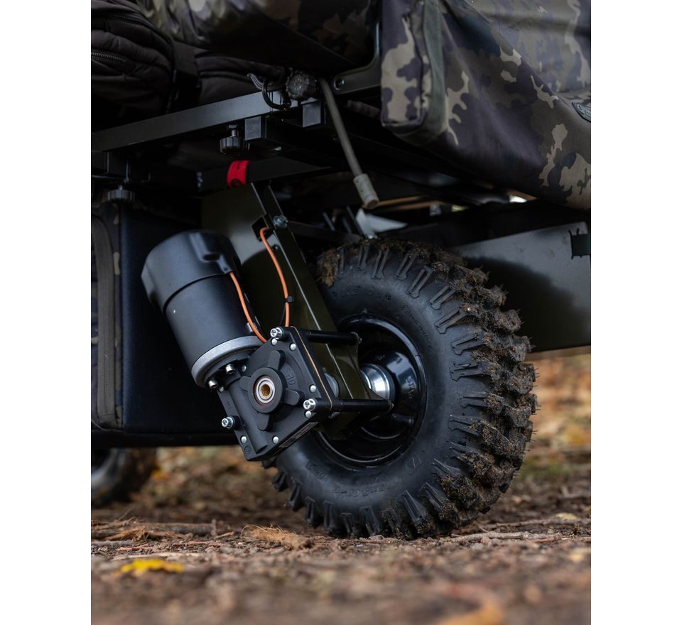 Carp Porter Vozík Glider Power Porter Dark Kamo + Battery + Charger