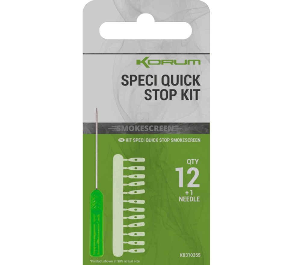 Korum Zarážky Smokescreen Speci Quick Stop Kit 12ks