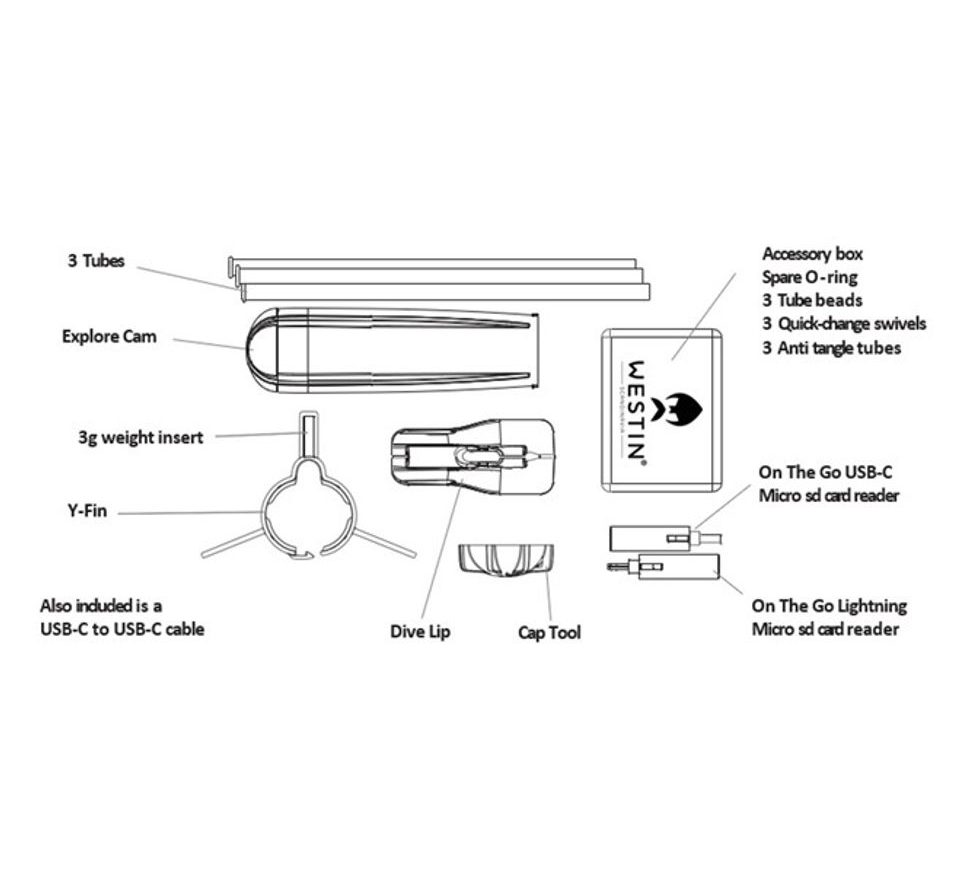 Westin Podvodná kamera Explorecam