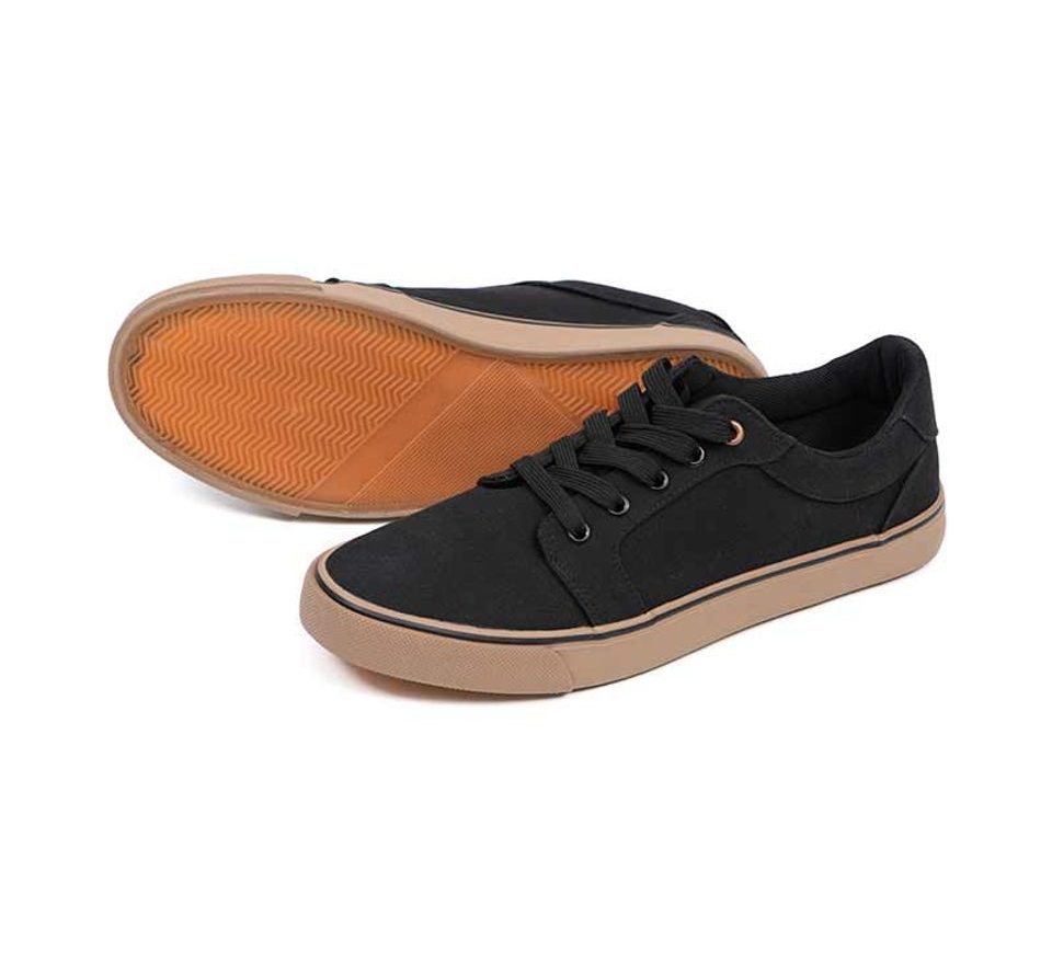 Fox Boty Black Canvas Shoe