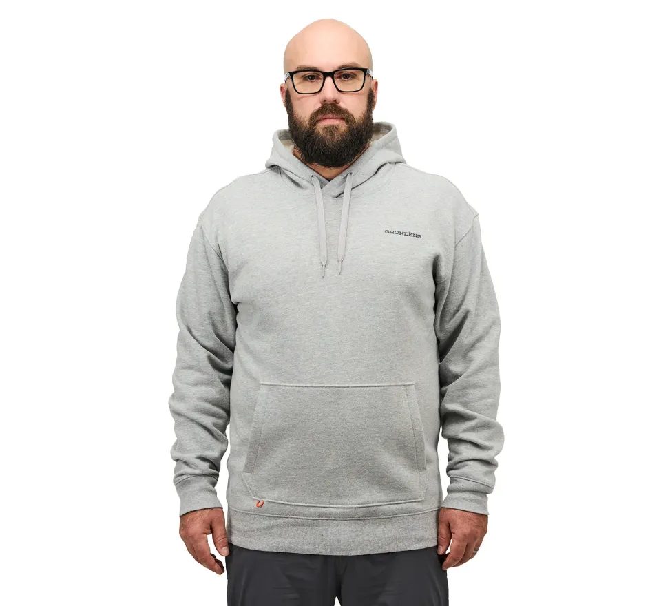 Grundéns Mikina Displacement DWR Hoodie Commercial Boat Athletic Heather