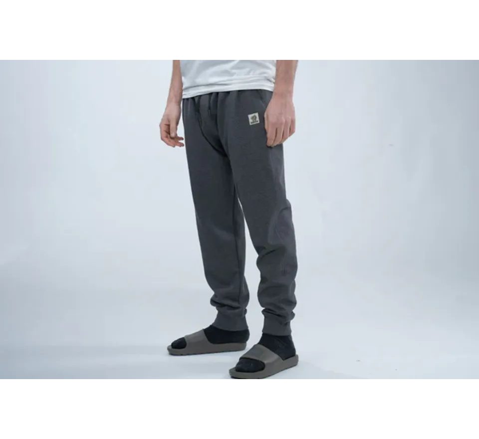 Nash Tepláky Make It Happen Badge Joggers Grey Marl