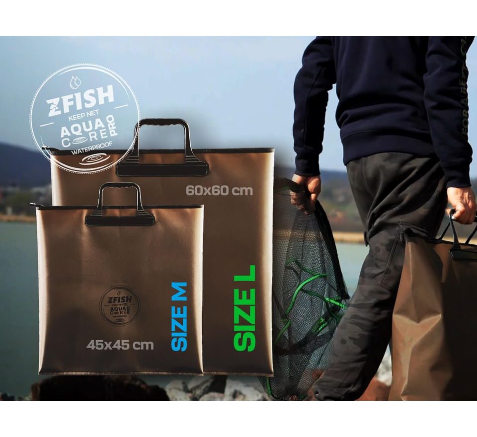 Zfish Nepromokavá Taška Aquacore Keepnet Bag L