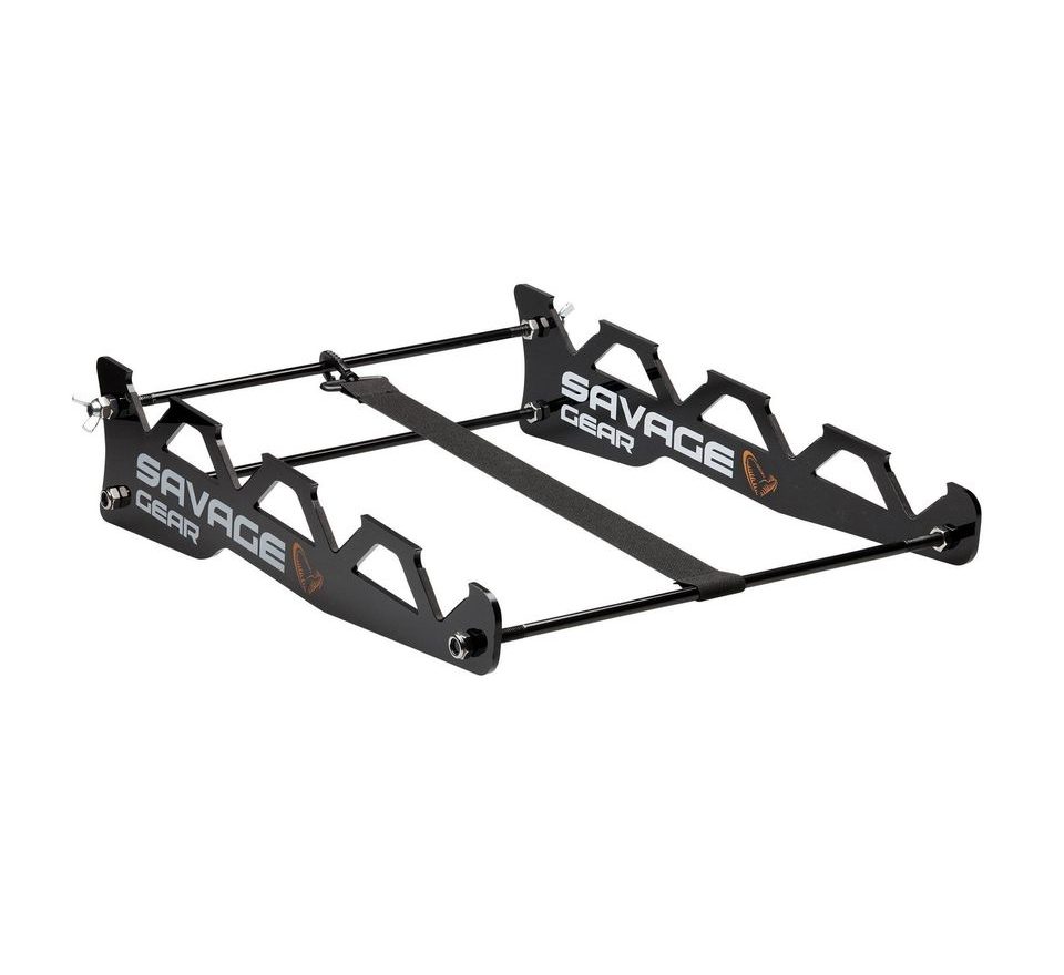 Savage Gear Držiak prútov Belly Boat Rod Station Black 4 Prúty