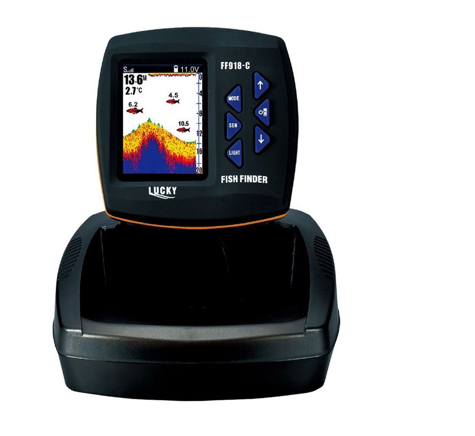 Lucky Echolot Spear Sonar s držákem na člun