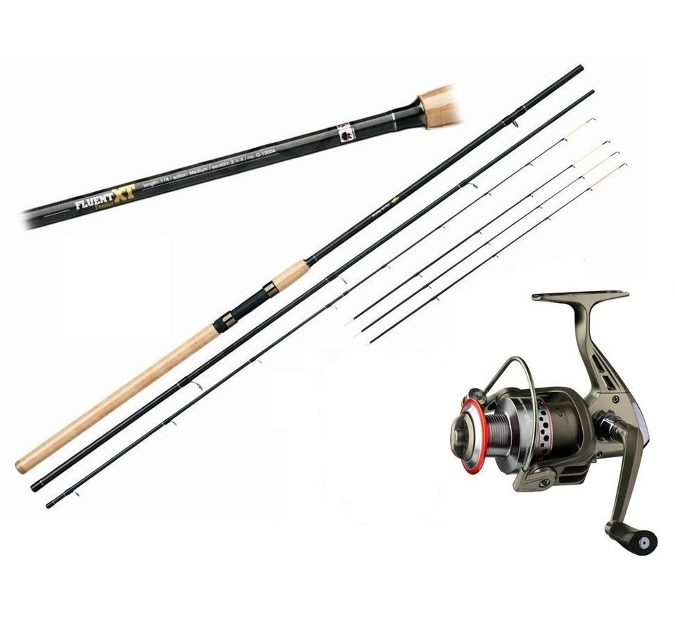 Giants Fishing Prut Fluent Feeder XT 11ft Medium + naviják zdarma!