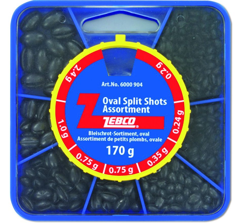 Zebco Sada oválnych brokov 170g