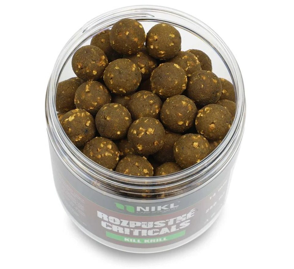 Nikl Rozpustné Criticals boilie Kill Krill 250ml