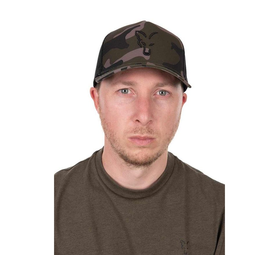 Fox Kšiltovka Black Camo Trucker