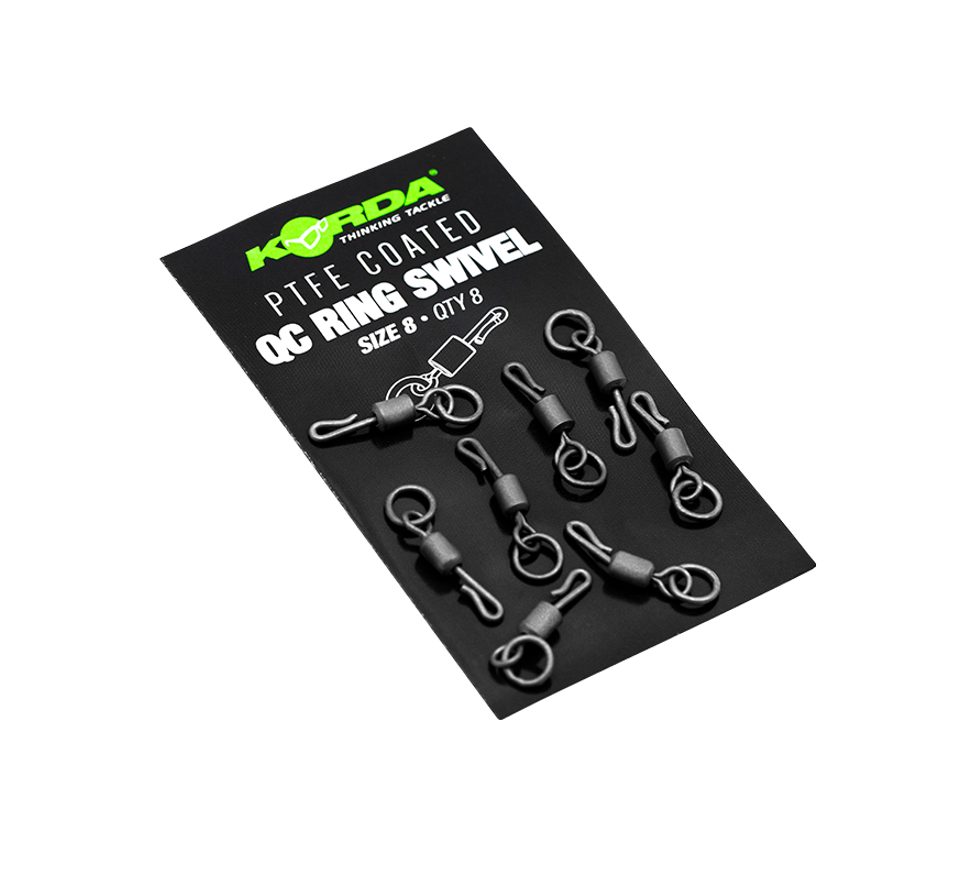 Korda Obratlík s kroužkem PTFE QC Ring Swivel 8ks