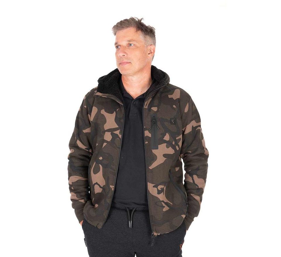 Fox Mikina Camo Full Zip Prem Sherpa 310 Hoodie