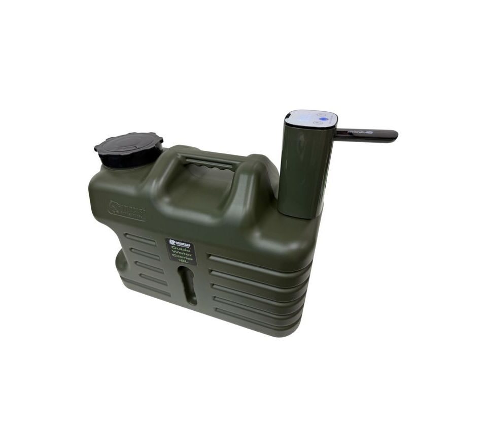Holdcarp Set Automatická Pumpa Digital Rechargeable Tap + Cubic Water Carrier 18L