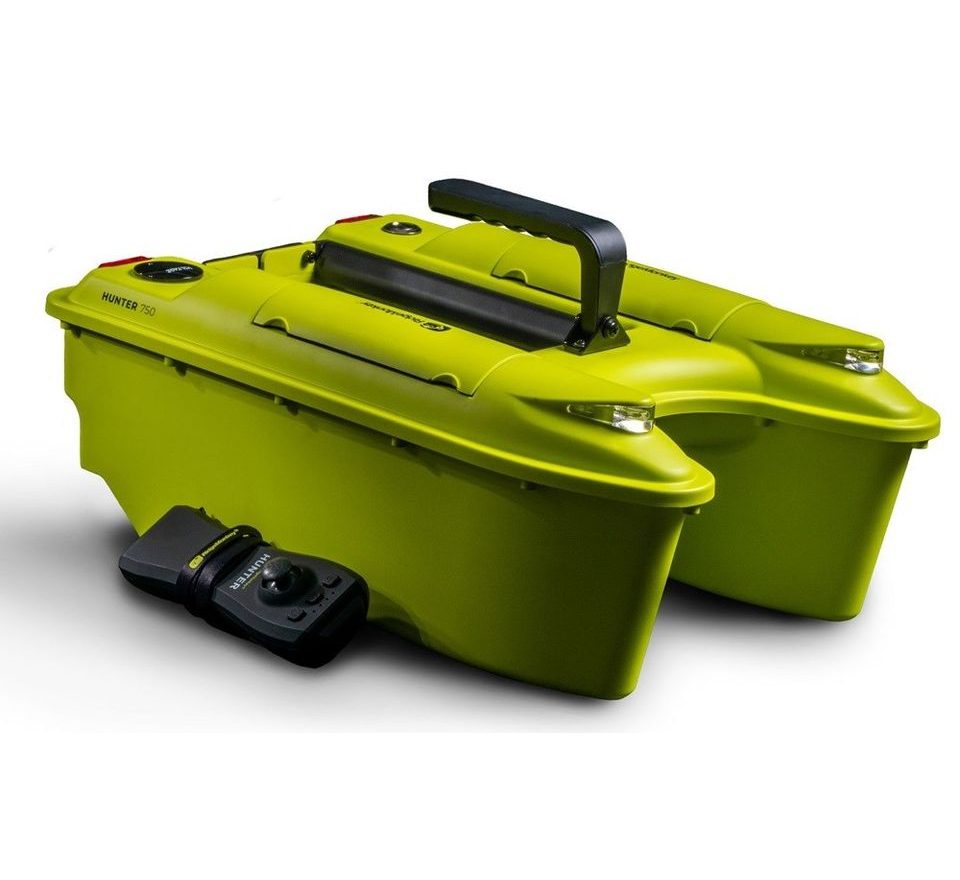 RidgeMonkey Zavážecí Loďka Hunter 750 Bait Boat Hi-Viz