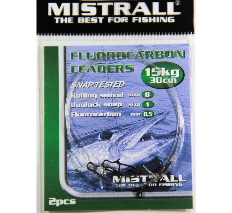 Mistrall Fluorokarbónový nadväzec 2 ks
