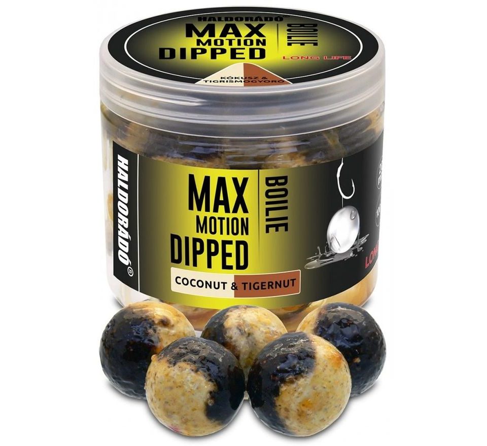 Haldorádó Boilies v dipe Dipped Max Motion 20mm 80g