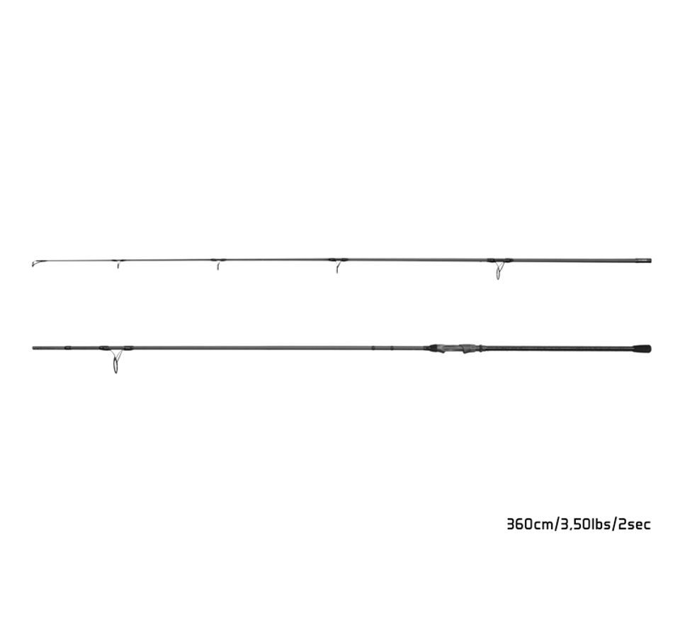 Delphin Prut Opium BlacxCarp 3G TechnoCork 12ft 360cm 3,50lbs 2díl