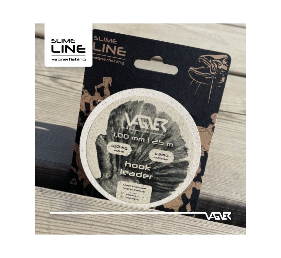 Vagner Náväzcová šnúra Hook Leader Camo Multicolor 25m