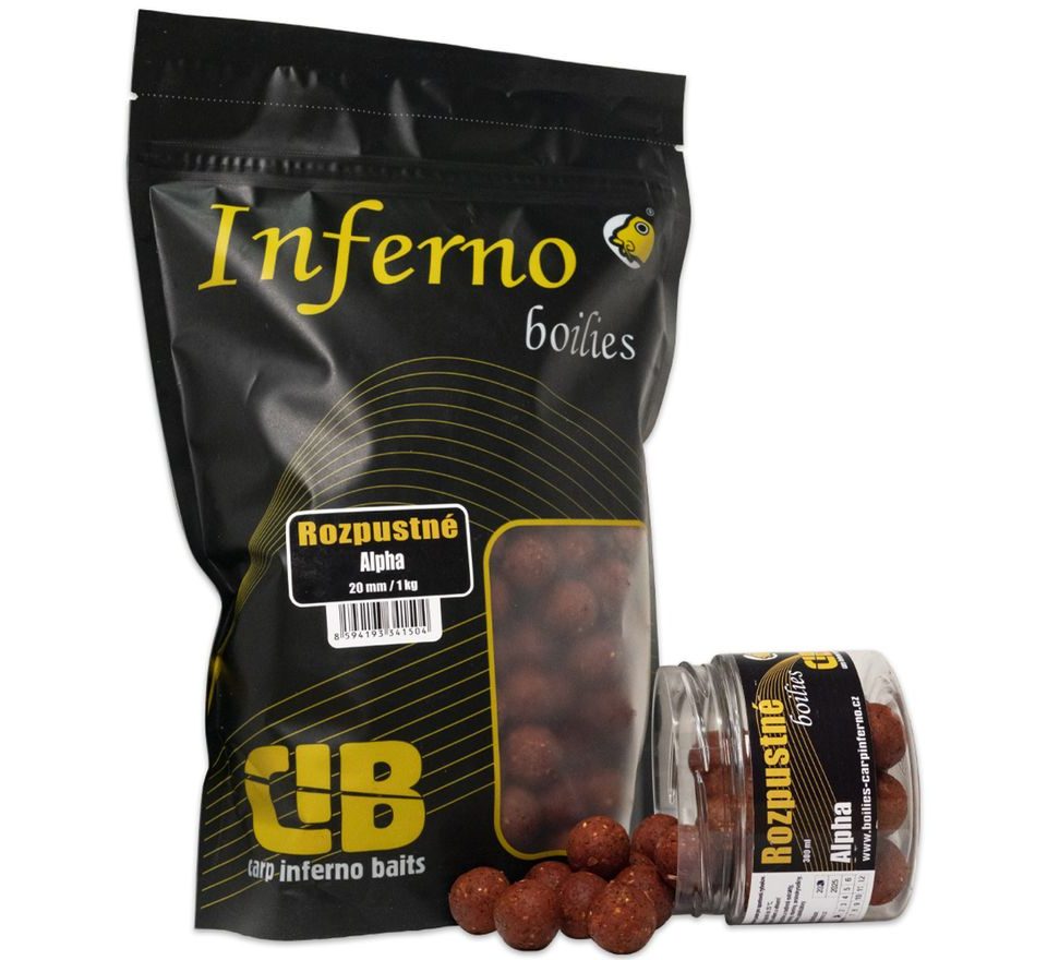 Carp Inferno Rozpustné Boilies Hot Line Alpha