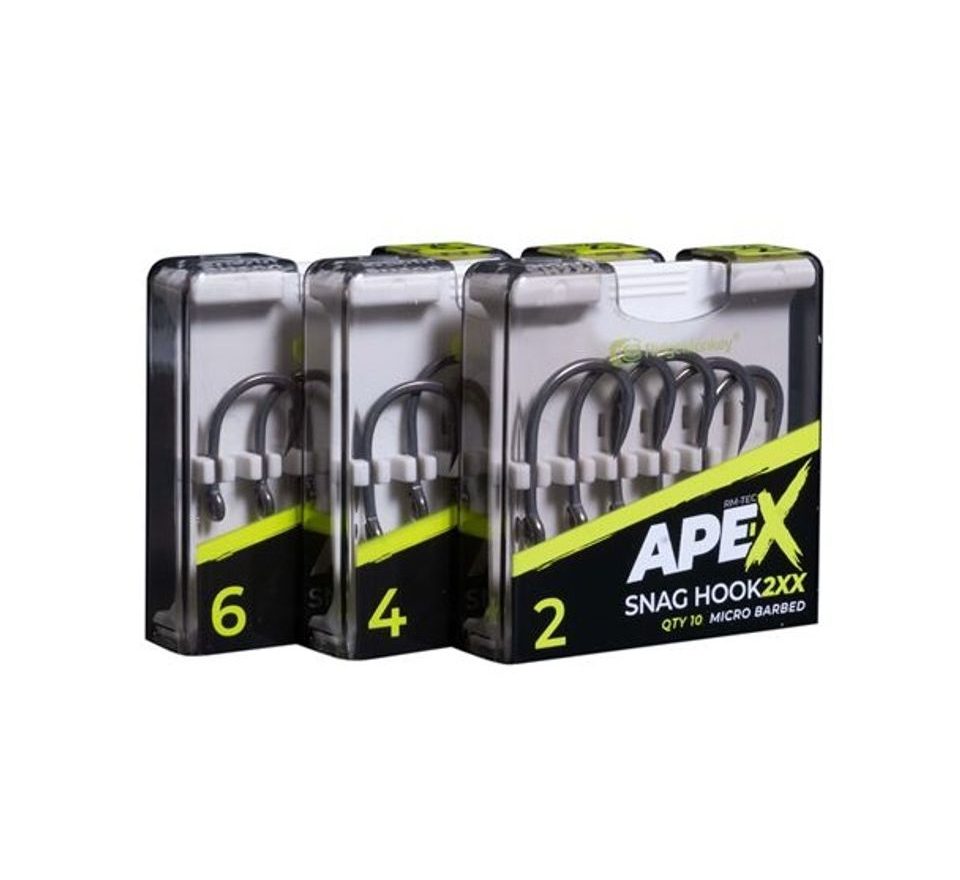 RidgeMonkey Háčiky Ape-X Snag Hook 2XX Barbed 10ks