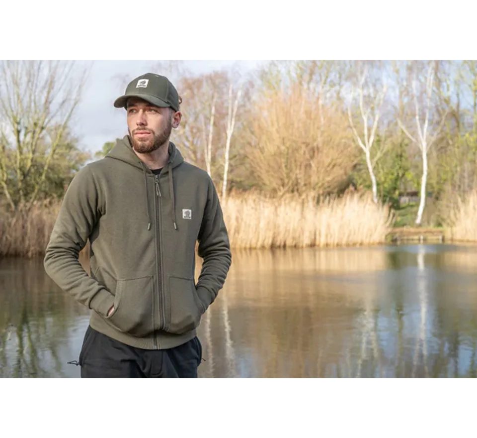 Nash Mikina Make It Happen Badge Zipped Hoody Zelená