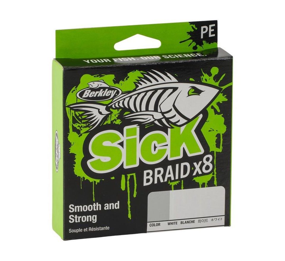 Berkley Šnúra Sick Braid Biela 150m