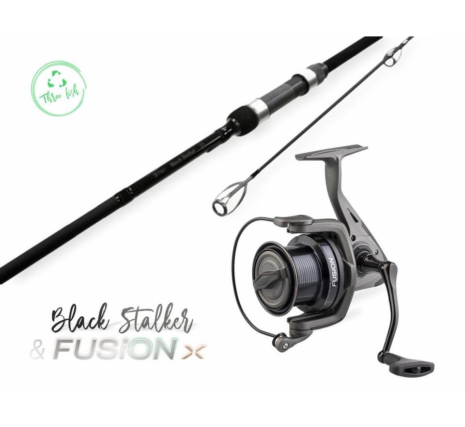 Zfish Prút Combo Black Stalker 10ft 3lb + Navijak Fusion X 6000