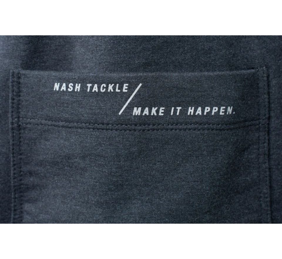 Nash Kraťasy Make It Happen Badge Shorts Grey Marl