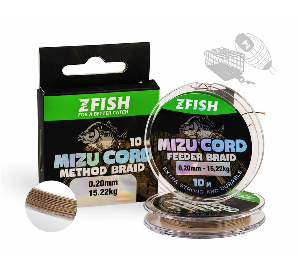 Zfish Šnúrka MizuCord Method Feeder Braid 10m