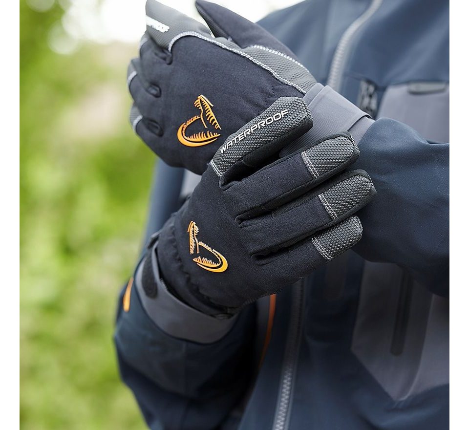 Savage Gear Rukavice All Weather Glove Black