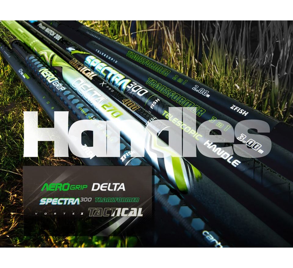Zfish Podberáková tyč Vortex Landing Net Handle 1.8m