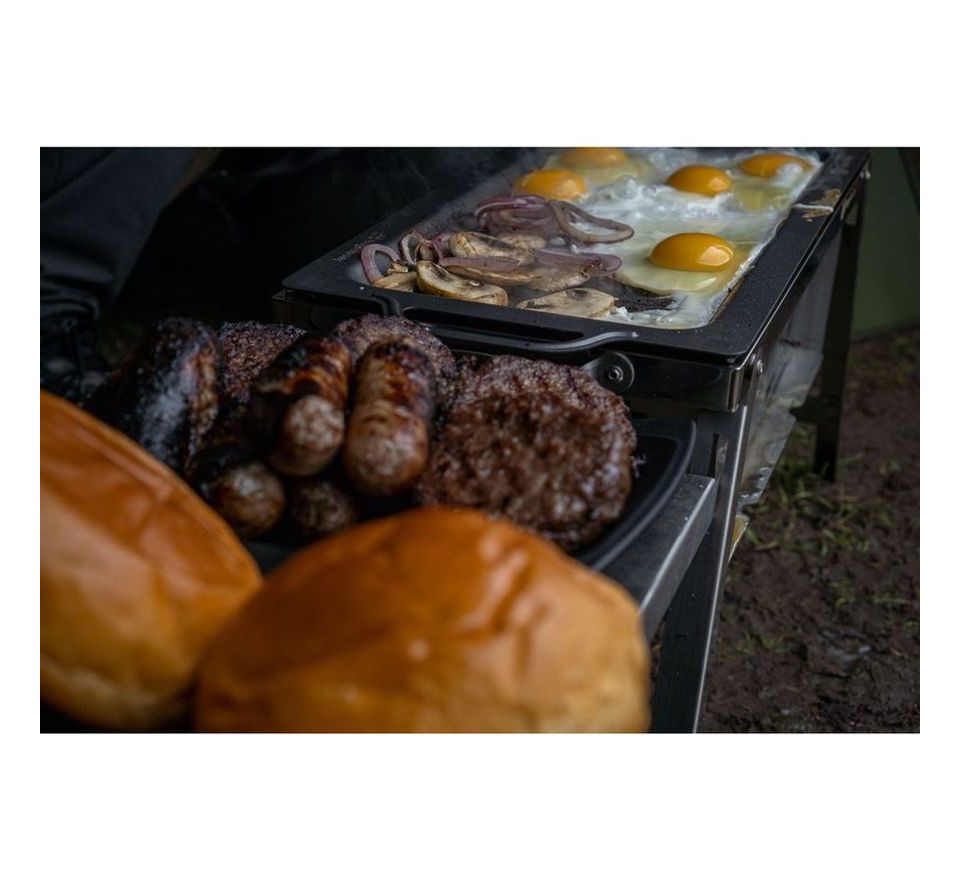 RidgeMonkey Tác Grilla BBQ Hotplate