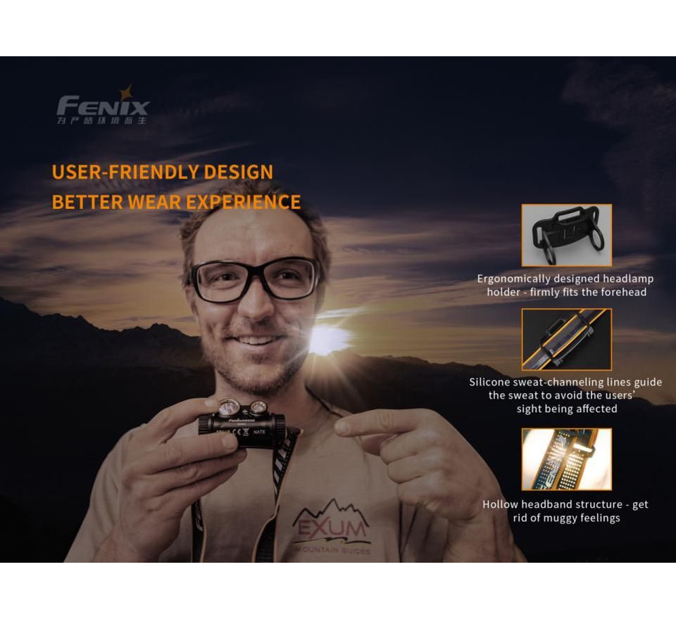 Fenix Nabíjecí čelovka HM65R