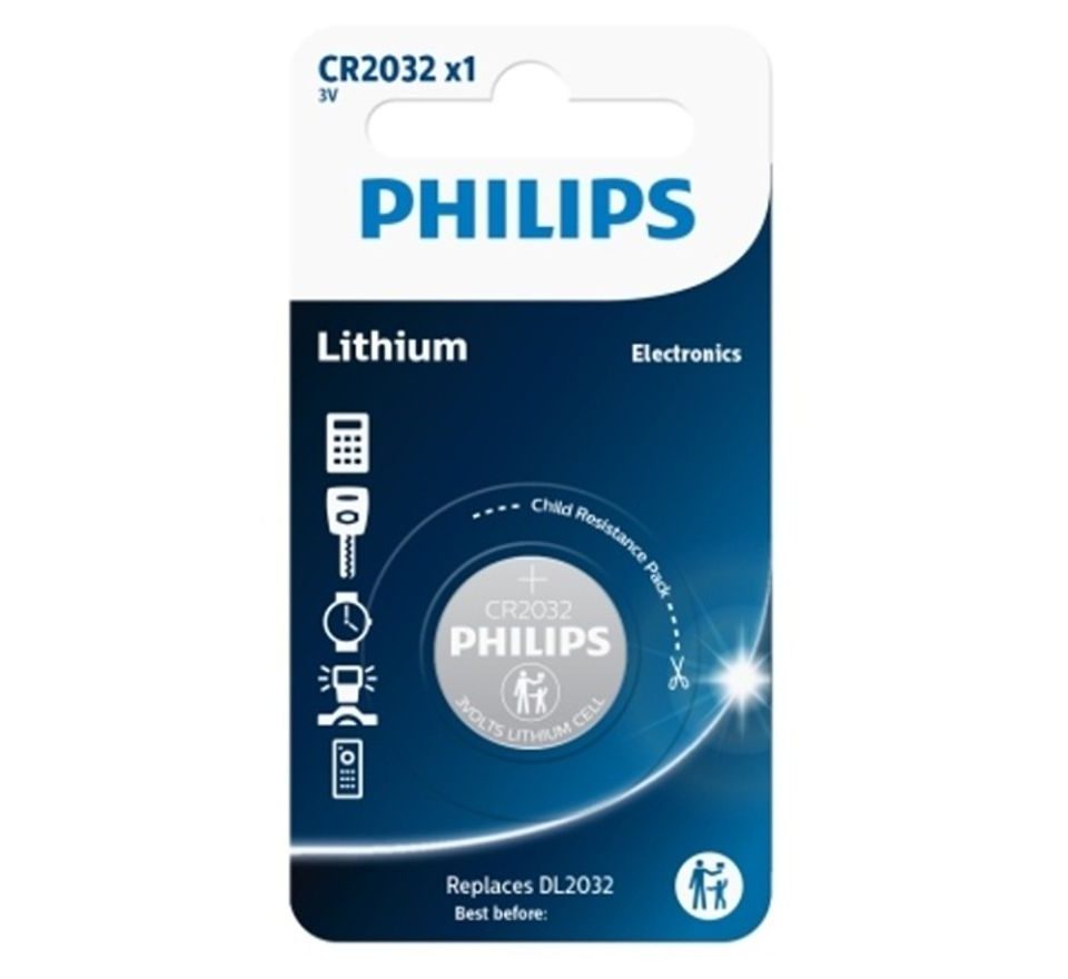 Philips Baterie CR2032 1ks