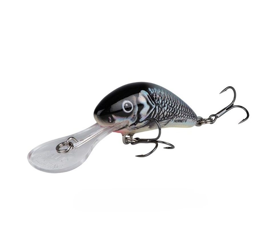 Salmo Wobler Hornet Sinking Holographic Grey Shiner