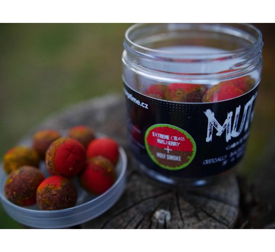 G.B.U. Boilies Mutant Extreme Crab + Mulberry w/Holy Smoke 130g