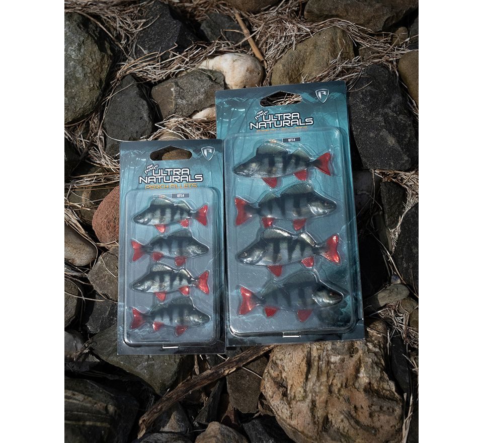 Fox Rage Gumová Nástraha Ultra Natural Perch Fillet 4ks