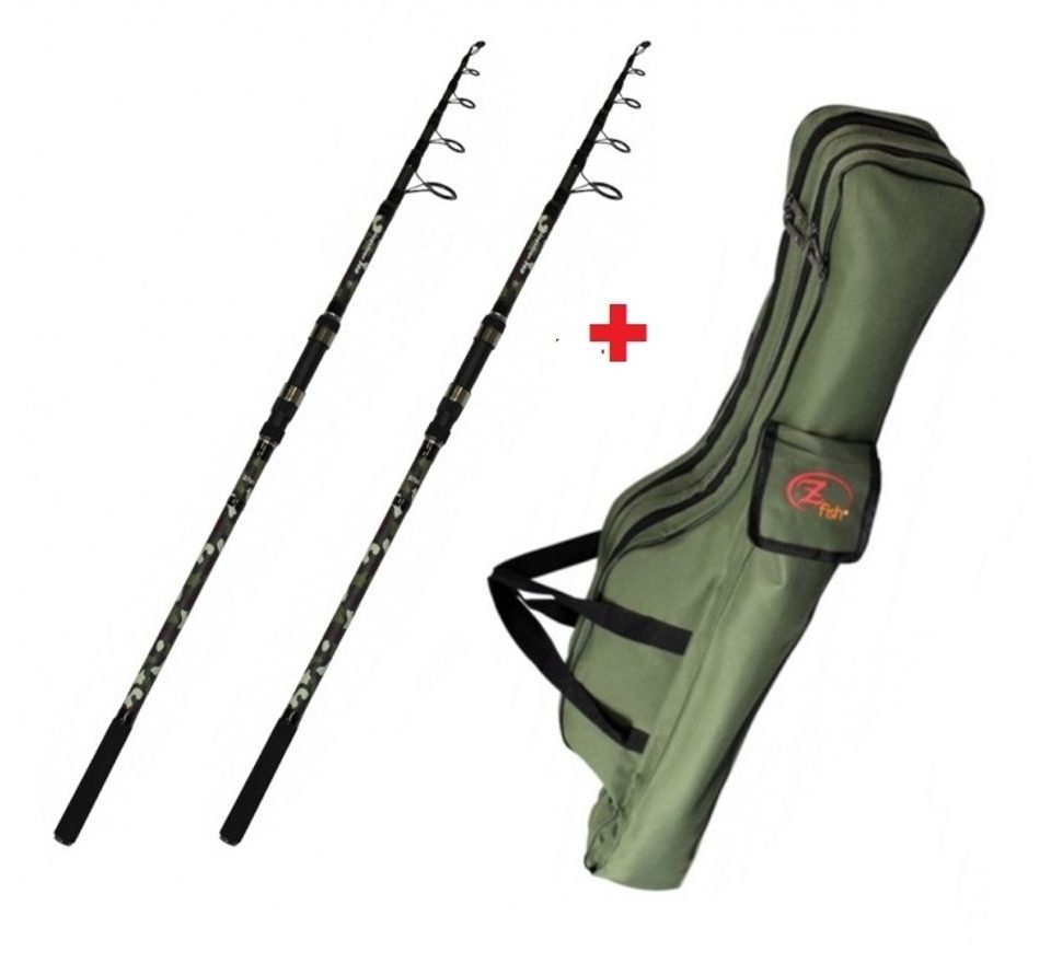 Zfish Combo 2x Prút Kingstone 3,60m/3lb + Puzdro Zadarmo!