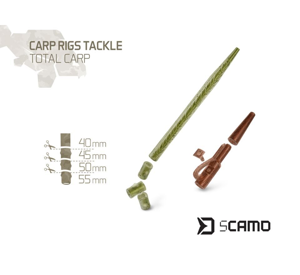 Delphin Set kaprařských montáží sCAMO Total CARP 10 setů