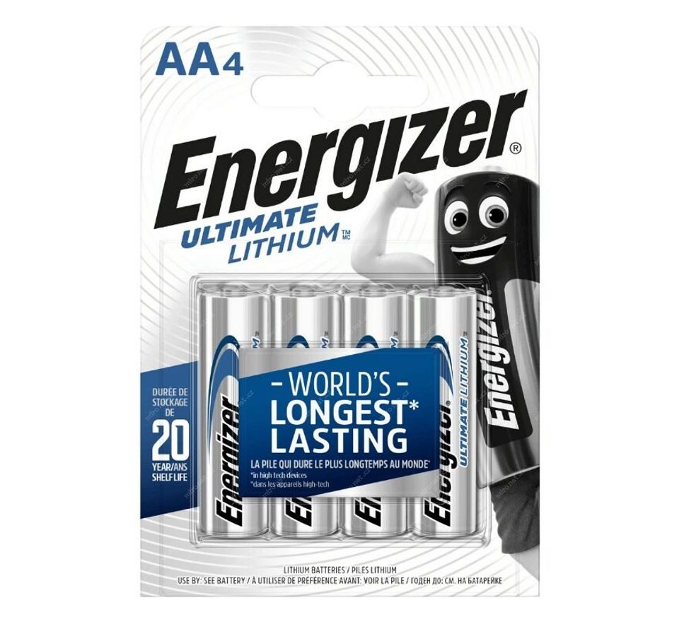 Energizer Lítiové batérie Ultimate Lithium AA 4ks