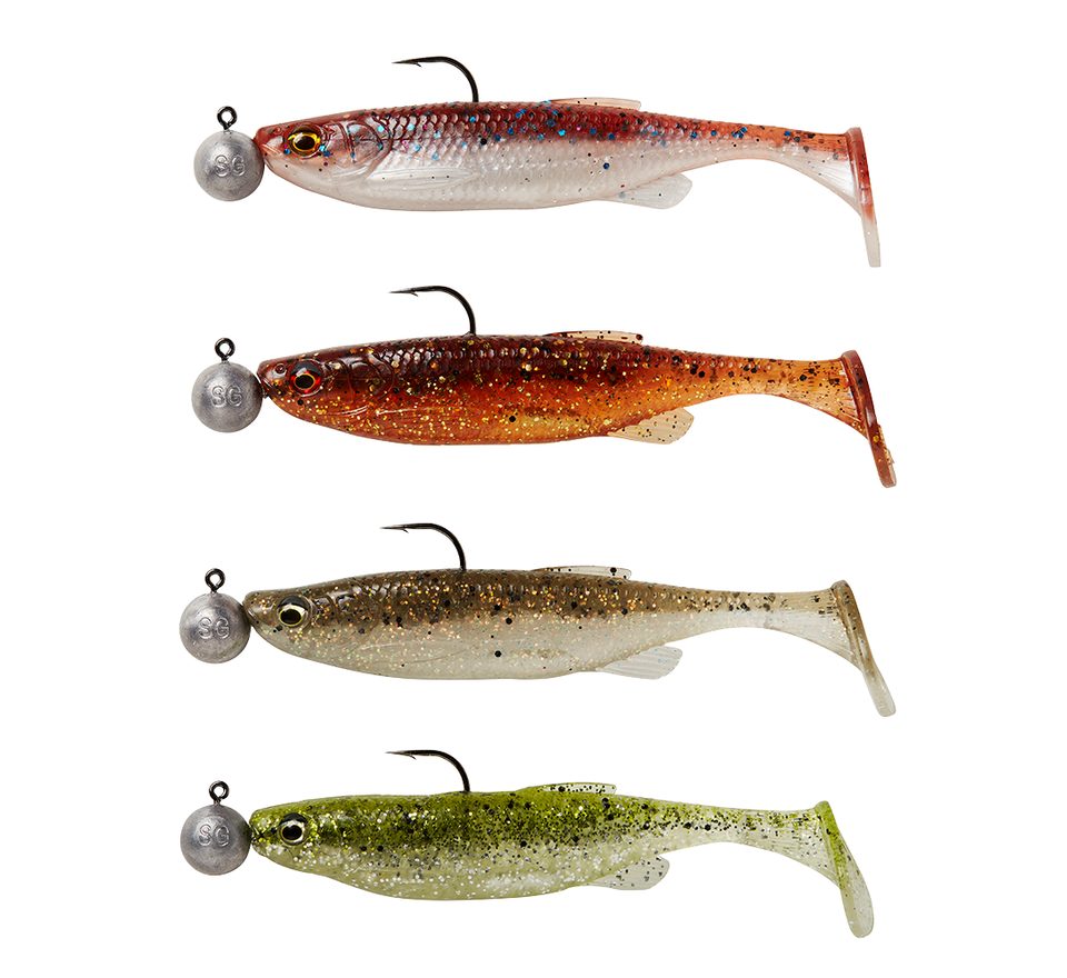 Savage Gear Gumová nástraha Fat Minnow T-Tail RTF Sinking Clearwater