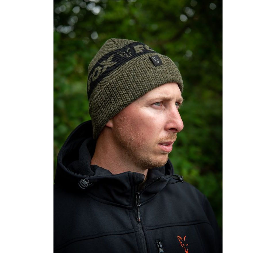 Fox Zimní čepice Collection Beanie Hat Green & Black